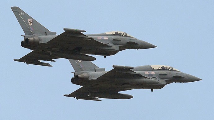 RAF Scrambles Typhoons Over Cyprus After 'Goad And Probe Sortie' By ...