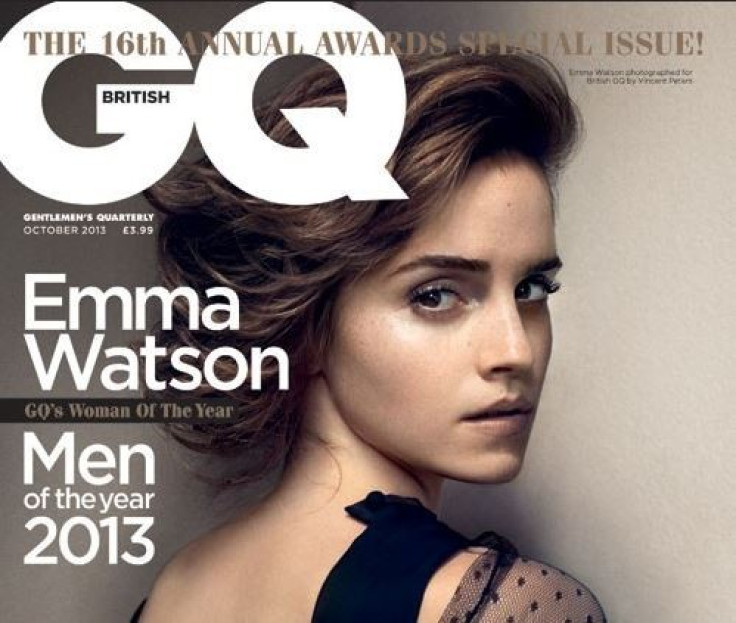 Emma Watson looks stunning on the cover of the GQ magazine's October issue.