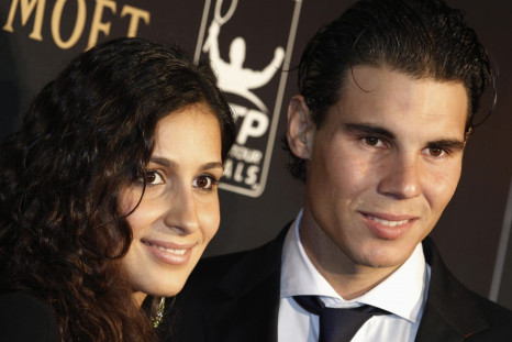 Spanish tennis player Rafael Nadal and girlfriend Maria Francisca Perello at the ATP World Tour Gala at Battersea Power Station in London, 2011.