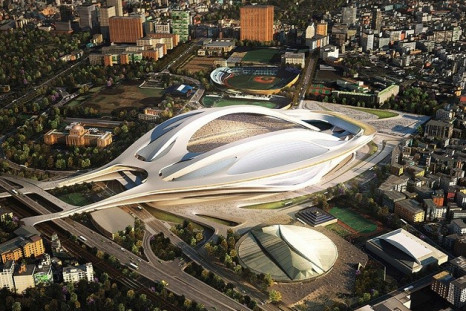 Zaha Hadid design for Kasumigaoka National Stadium, Tokyo.