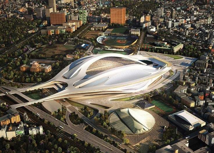 Zaha Hadid design for Kasumigaoka National Stadium, Tokyo.