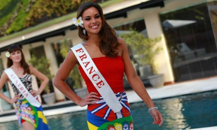 Miss World France 2013, Marine Lorpheline, takes part in Beach Fashion contest by sporting a Balinese sarong and blouse set in Indonesia. Miss France is one of the finalists of the beachwear round of Miss World 2013 pageant. (Photo: Miss World/Facebook) Miss World France 2013, Marine Lorpheline, takes part in Beach Fashion contest by sporting a Balinese sarong and blouse set in Indonesia. Miss France is one of the finalists of the beachwear round of Miss World 2013 pageant. (Photo: Miss World/Facebook)