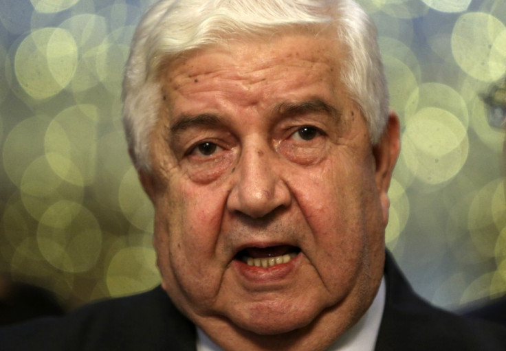 Syrian Foreign Minister Walid al-Moualem