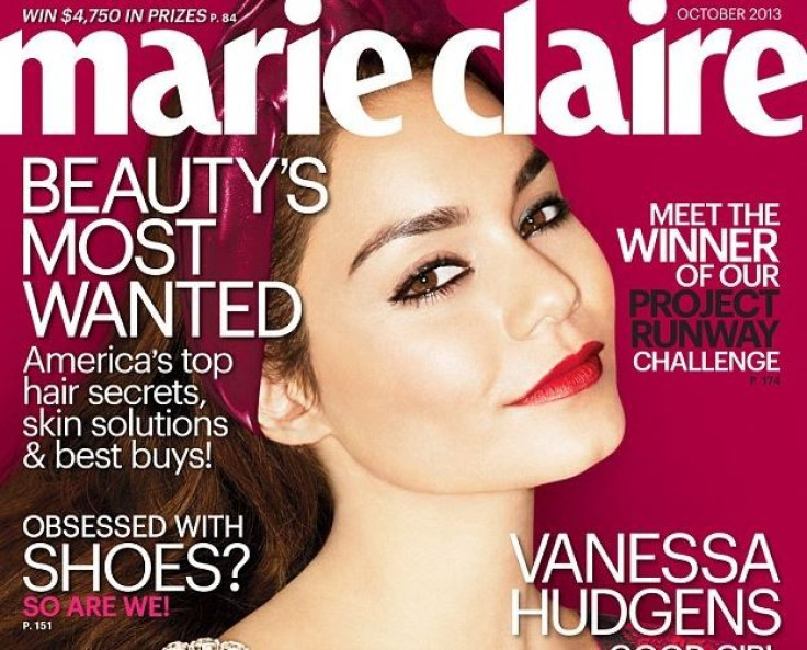 American actress/singer Vanessa Hudgens looks gorgeous on the latest cover of Marie Claire.