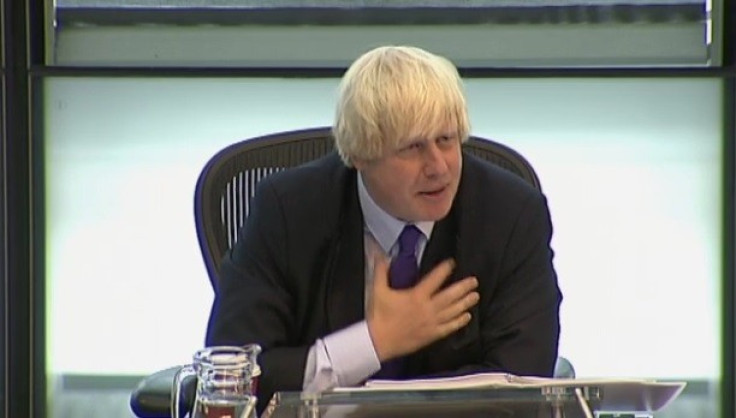 Boris Johnson contrite at City Hall after accusing rivals of talking "b*******" PIC: City Hall