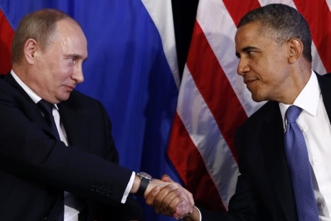 Vladimir Putin and Barack Obama