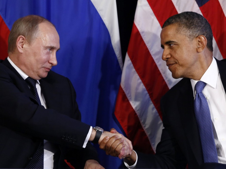 Vladimir Putin and Barack Obama