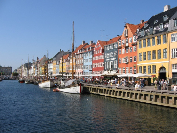 Boats are seen anchored at the 17th century Nyhavn district, home to many shops and restaurants in Copenhagen, Denmark. Denmark is the world's happiest country, according to UN General Assembly's World Happiness Report 2013. (Photo: stock.xchng)