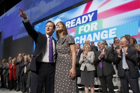 David and Samantha Cameron at Tory Party Conference