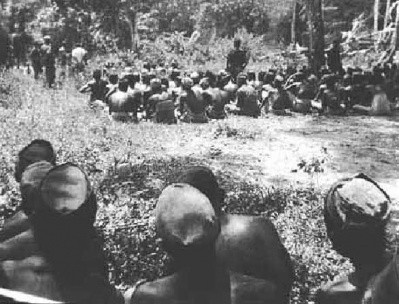Indonesian held prisoners by Dutch forces