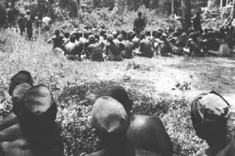 Indonesian held prisoners by Dutch forces