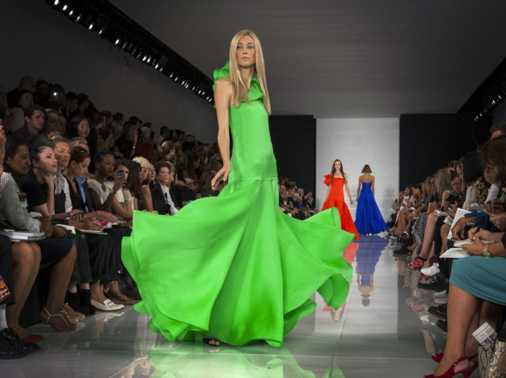 A model presents a creation from the Ralph Lauren Spring/Summer 2014 collection during New York Fashion Week, September 12, 2013. (REUTERS/Lucas Jackson)