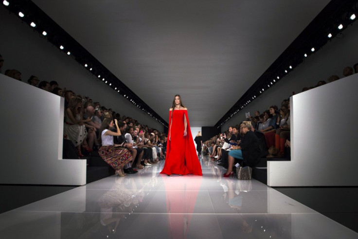 Ralph Lauren's Spring/Summer 2014 collection during was dominated by bright colours. (REUTERS/Lucas Jackson)