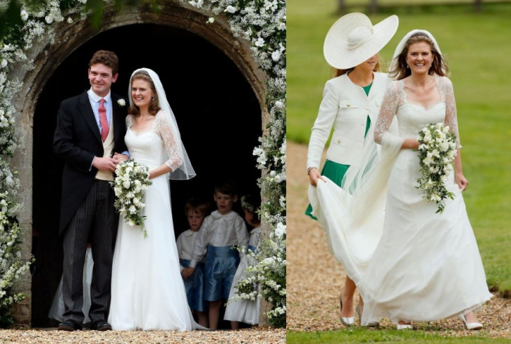 Bride and groom: Laura Marsham and James Meade (Reuters)