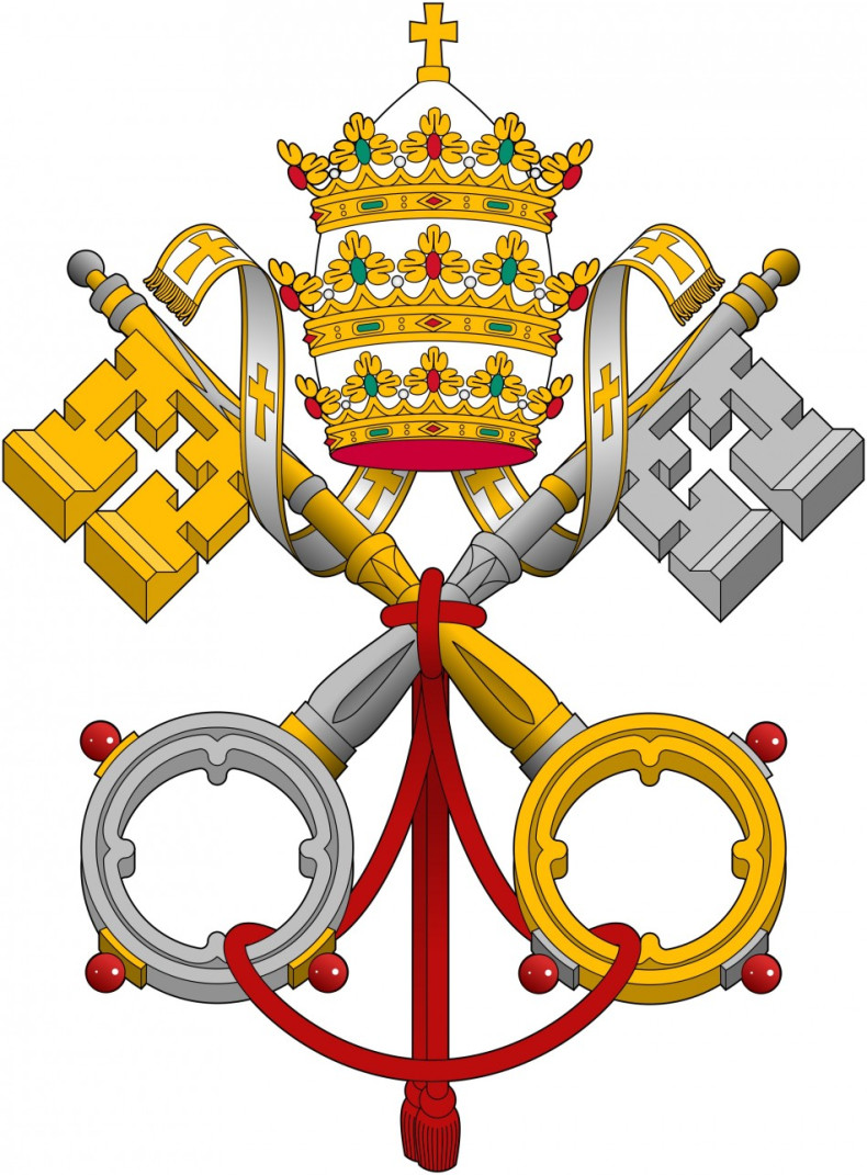 Emblem of APSA, or Institute for the Works of Religion, otherwise known as the Vatican Bank,