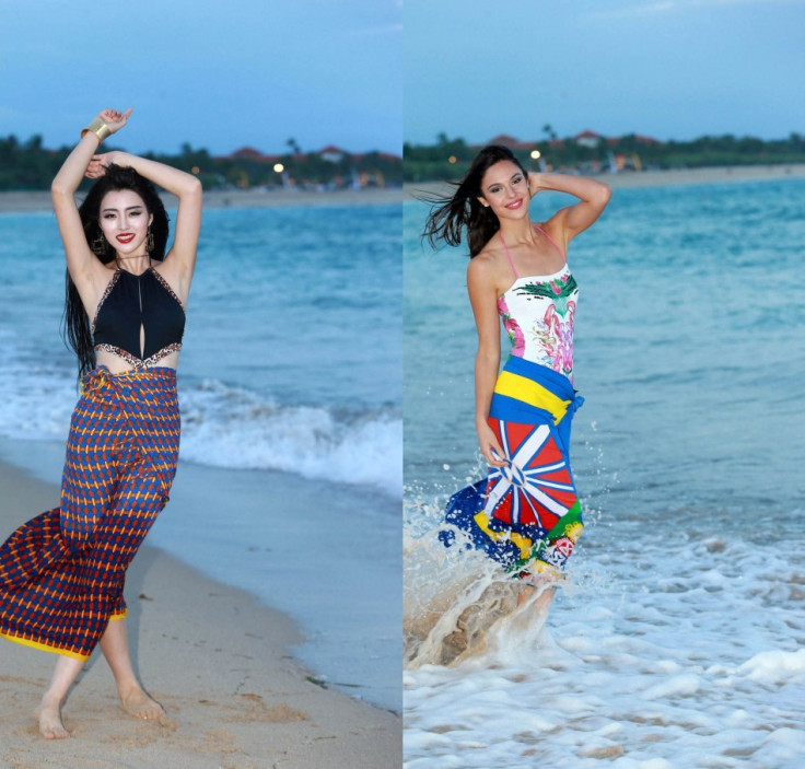 Miss World China 2013, Wei Wei Yu (L) and Miss World Spain 2013, Elena Ibarbia Jiménez (Photo: Miss World Organisation)