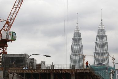 Malaysia's landmark Petronas Twin Towers in Kuala Lumpur