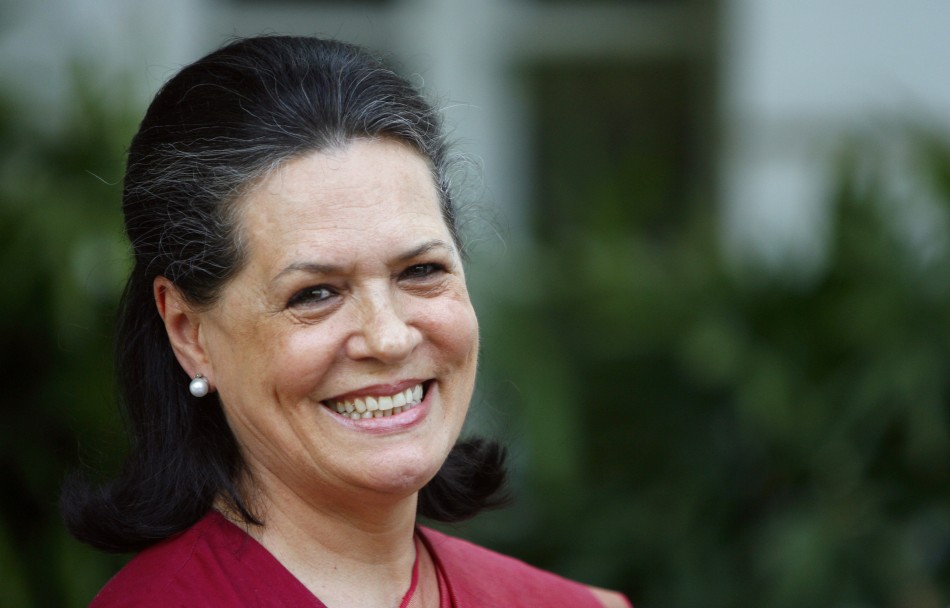 Sonia Gandhi, President of the Indian National Congress. India.