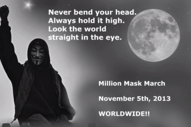 Anonymous Million Mask March