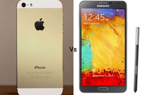 iPhone 5s Vs Galaxy Note 3