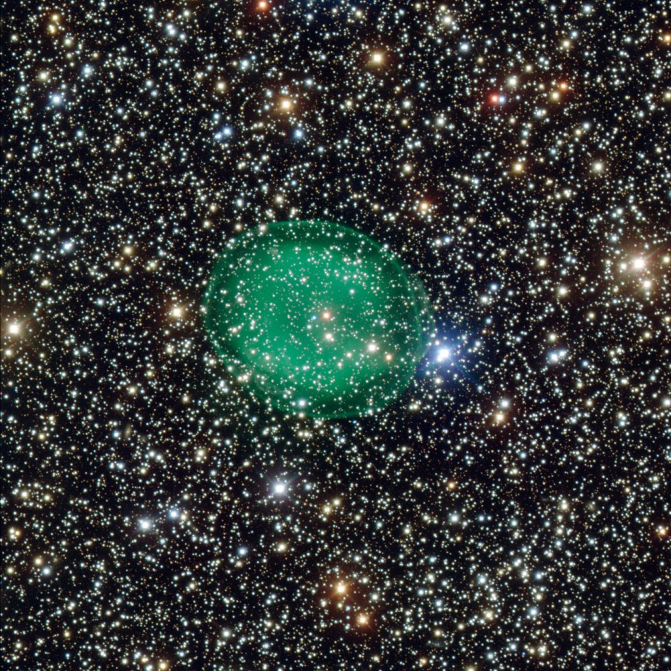 Ghostly Green Bubble