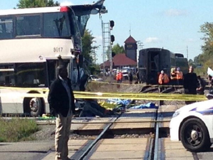 Canada bus train crash ottawa