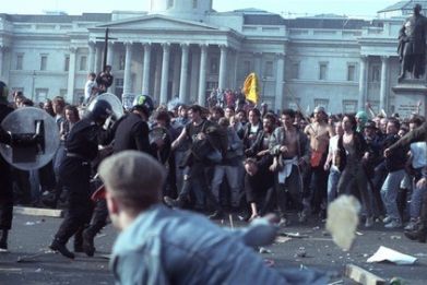 Poll tax riots helped bring down Thatcher