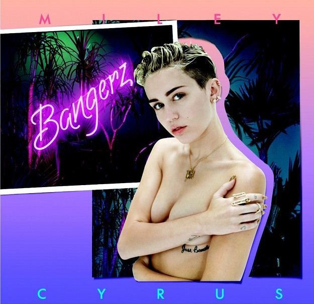 Miley Cyrus Goes Topless For Bangerz/rcarecords.com Miley Cyrus Goes Topless For Bangerz/rcarecords.com