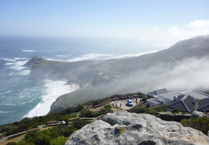 Collision of the seas at South Africa's Cape Point