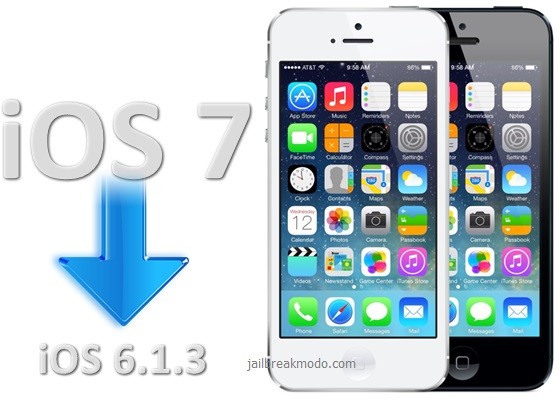 How To Downgrade IOS 7 GM To IOS 6.1.4 Or IOS 6.1.3 Via ITunes.