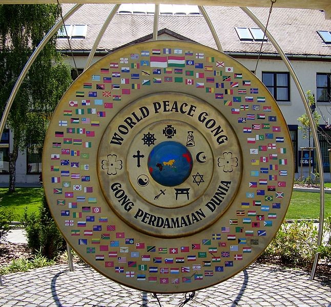 The World Peace Gong is a symbol of world peace. It was made in Jepara,Indonesia. The contestants will be visiting the Bali World Peace Gong[MissWorld.com]