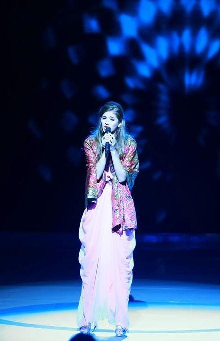 Miss Ukraine wrote and performed her own song, ‘Moment of Glory’ in her native tongue. (Photo: Miss World Organisation) Miss Ukraine wrote and performed her own song, ‘Moment of Glory’ in her native tongue. (Photo: Miss World Organisation)