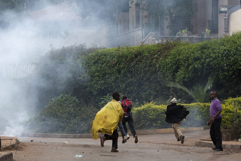 Teargas Westgate Nairobi