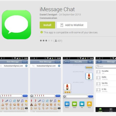 iMessage Chat for Android
