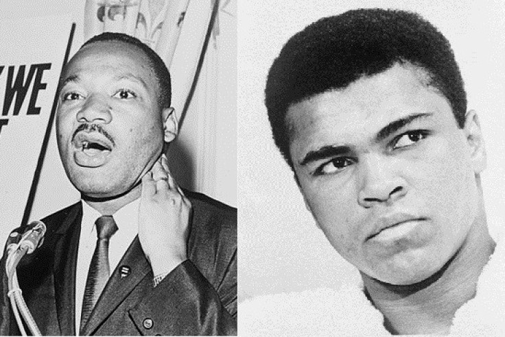 Martin Luther King and Muhammad Ali