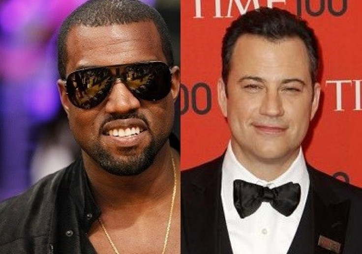Kanye West and Jimmy Kimmel