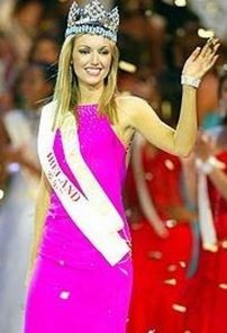 Miss World 2003 was Rosanna Diane Davison from Ireland (http://rosanna.ie/)