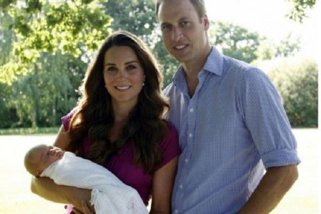 Kate Middleton and Prince William announce christening of Prince George (c)