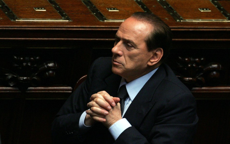 Three time Italian prime minister Silvio Berlusconi