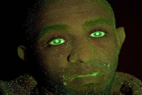 Yafet Askale with a healthy green glow from SmartWater PIC: Met Police