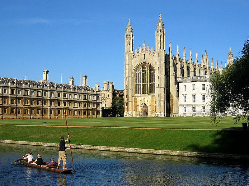 Cambridge, The Backs and Kings College