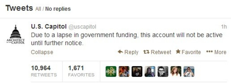 US Capitol Tweet