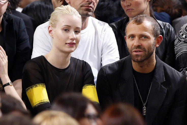 Singer Iggy Azalea and Stefano Rosso attend Belgian fashion house Maison Martin Margiela Spring/Summer 2014 women's ready-to-wear fashion show. (Photo:  REUTERS/Charles Platiau)