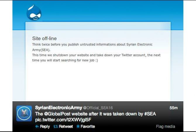 Syrian Electronic Army Hacked GlobalPost