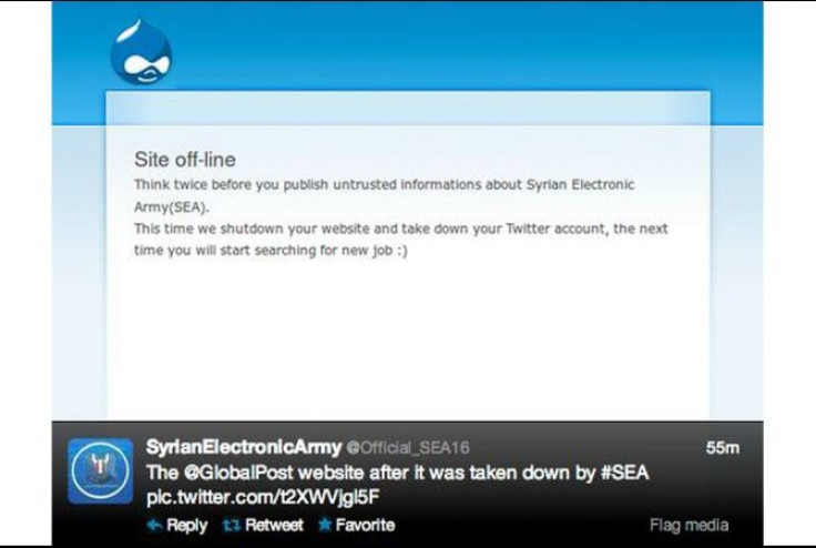 Syrian Electronic Army Hacked GlobalPost