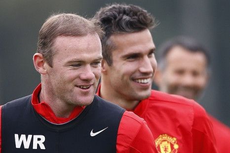 Van Persie Rooney Manchester United
