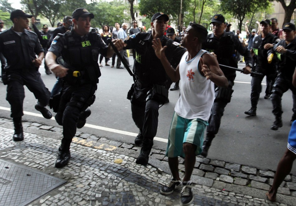 Brazil police clashes