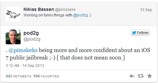 iOS 7 Jailbreak Status: Planetbeing Tweets Evad3rs Have All Pieces for Jailbreak