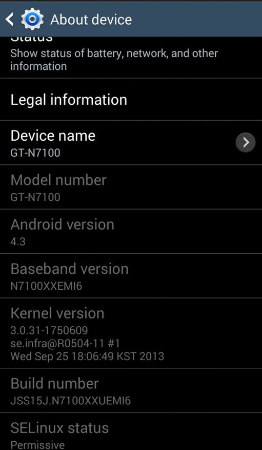Android 4.3 Android 4.3