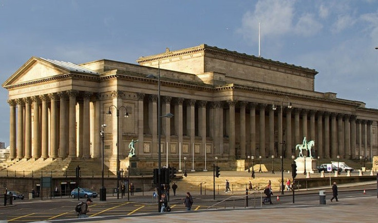 St George's Hall in Liverpool was sen wedding day bomb threat PIC: Wikicommonc